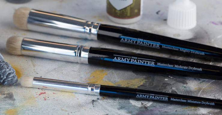 Army Painter New Masterclass Drybrush Set